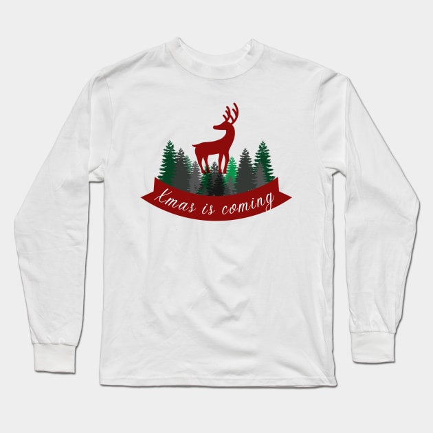 Xmas is coming Long Sleeve T-Shirt by Yenz4289